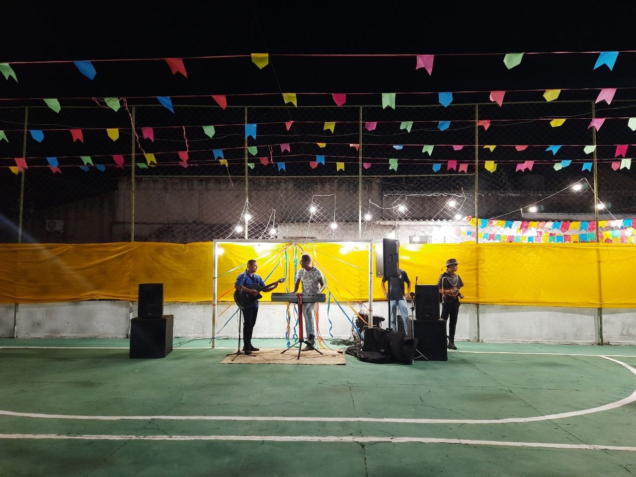 Festa com a sonorização da Impactos Áudio